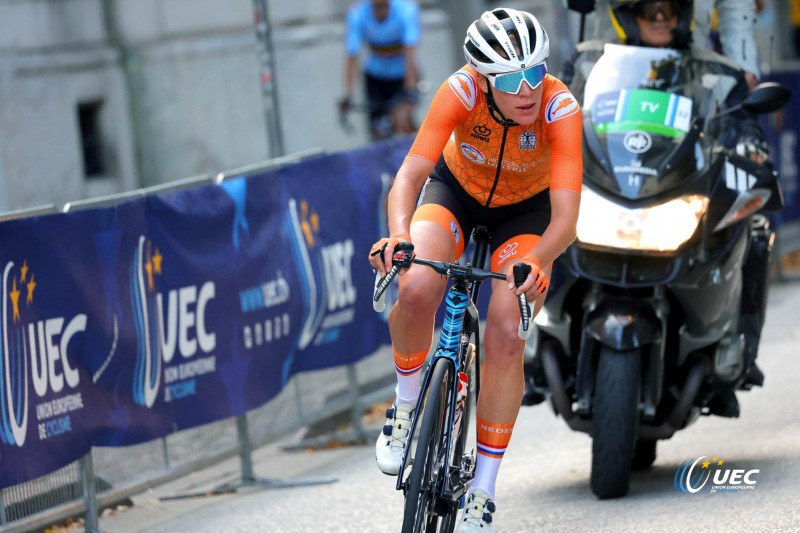 2021 UEC Road European Championships - Trento - Elite Women's Road Race Trento - Trento 107,2 km - 11/09/2021 - Ellen Van Dijk (Netherlands) - photo Ilario Biondi/BettiniPhoto©2021